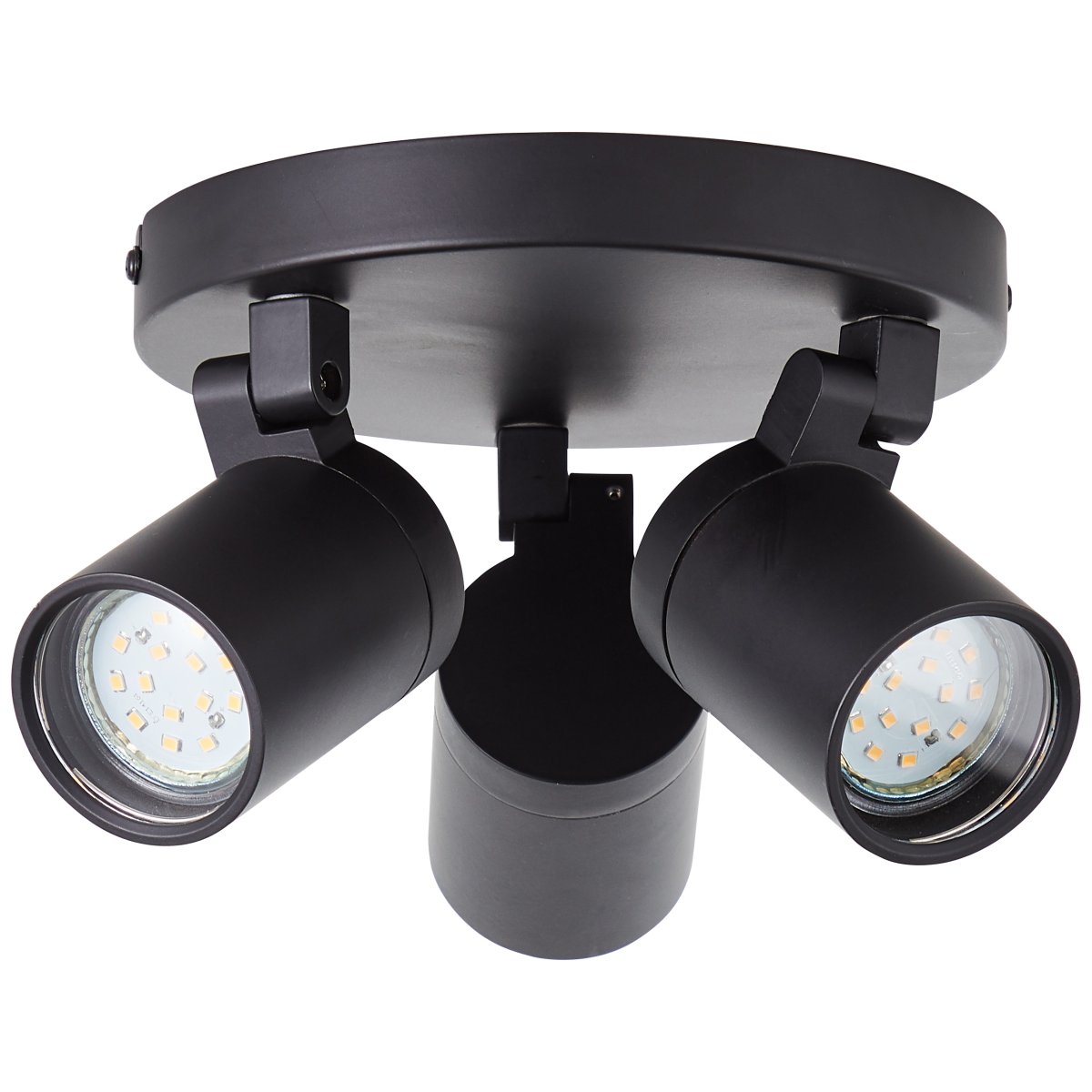 Alessia Ø18 Noir mat lampe de salle de bain De Brilliant - Grâce à son indice de protection IP44, il est idéal pour une utilisation dans la salle de bain, où il allie style et fonctionnalité.