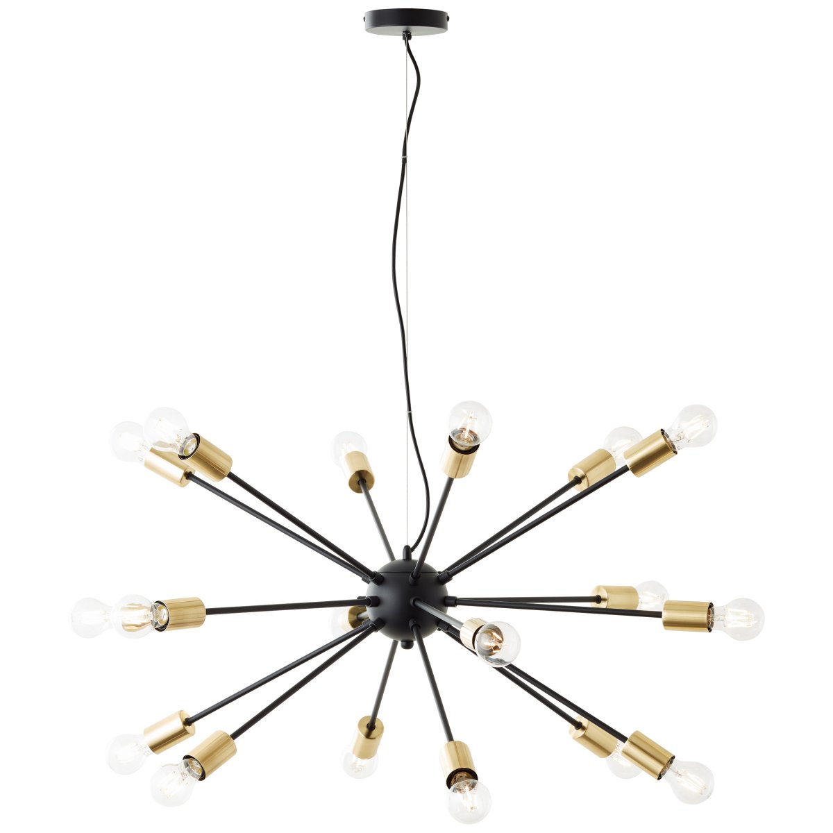 Dree Ø90 Noir mat suspension De Brilliant - La suspension Dree est une pièce de design impressionnante qui ajoutera une touche moderne et élégante à votre maison.