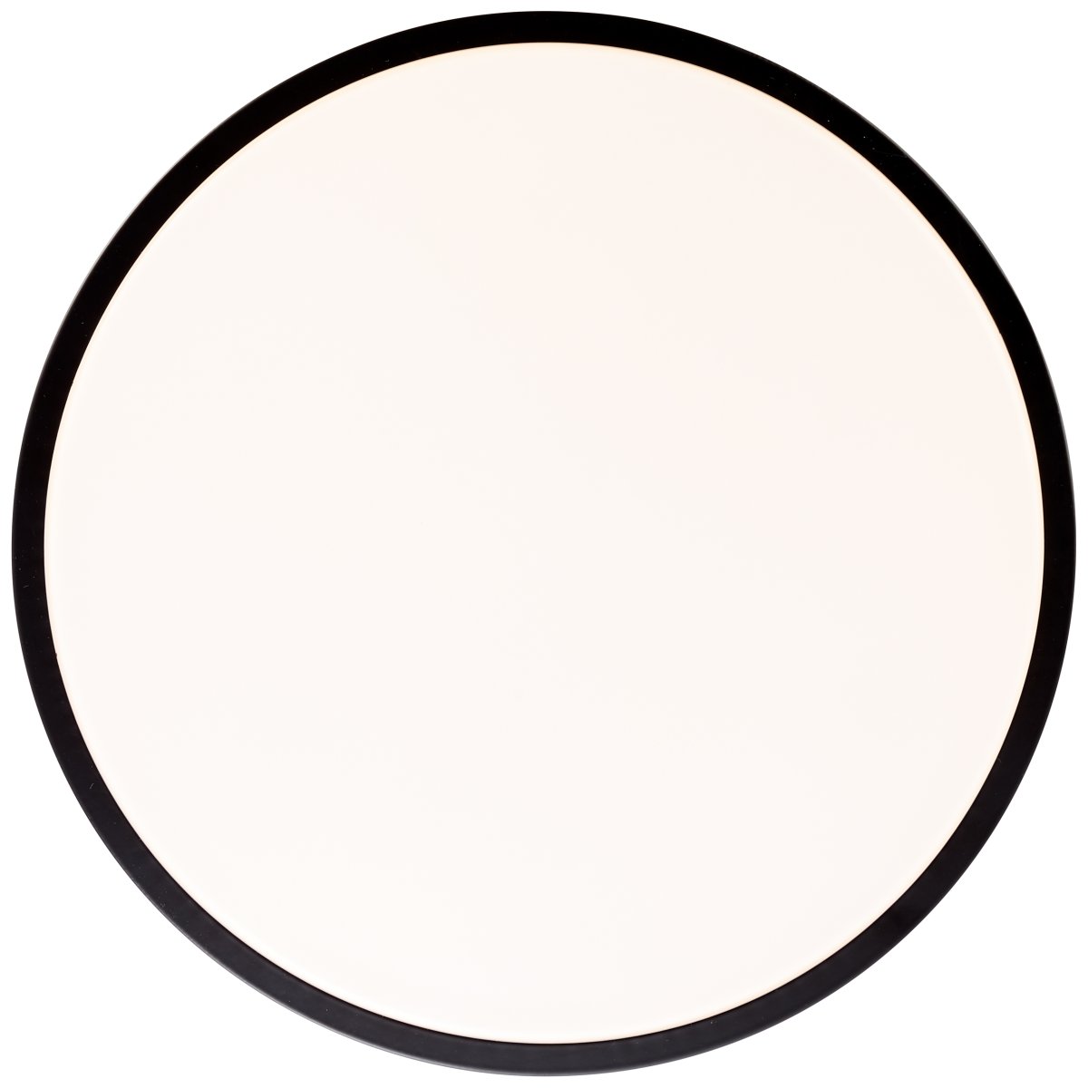 Slimline Ø33 Noir plafonnier De Brilliant - Malgr&eacute; sa taille, il poss&egrave;de une forte luminosit&eacute; de 2400 lumens et une couleur de lumi&egrave;re blanche chaude de 3000 Kelvin, ce qui cr&eacute;e une atmosph&egrave;re agr&eacute;able.