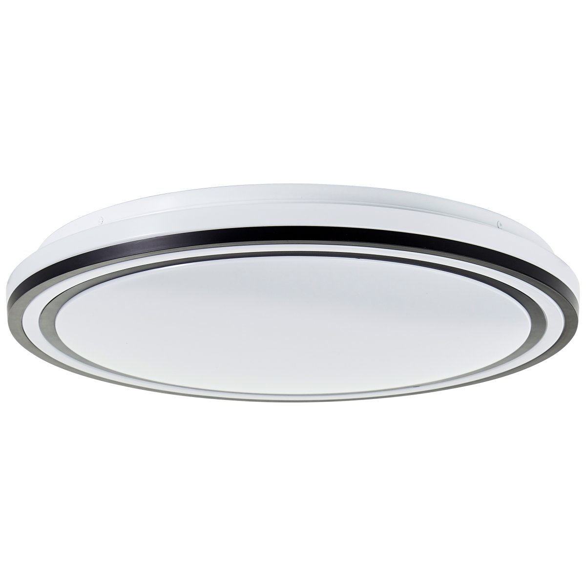Cloe Ø50 Noir plafonnier De Brilliant - Avec la fonction RVB, vous pouvez cr&eacute;er l'atmosph&egrave;re souhait&eacute;e en basculant entre diff&eacute;rentes couleurs et avec la technologie CCT, vous pouvez r&eacute;gler la temp&eacute;rature de couleur de la lumi&egrave;re du blanc chaud au blanc froid.
