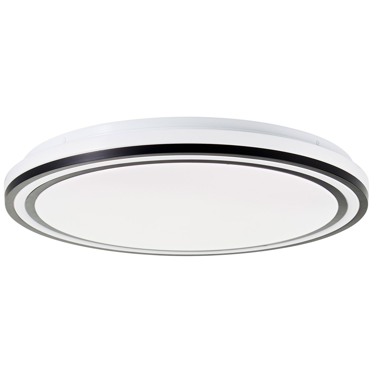 Cloe Ø50 Noir plafonnier De Brilliant - Avec la fonction RVB, vous pouvez cr&eacute;er l'atmosph&egrave;re souhait&eacute;e en basculant entre diff&eacute;rentes couleurs et avec la technologie CCT, vous pouvez r&eacute;gler la temp&eacute;rature de couleur de la lumi&egrave;re du blanc chaud au blanc froid.