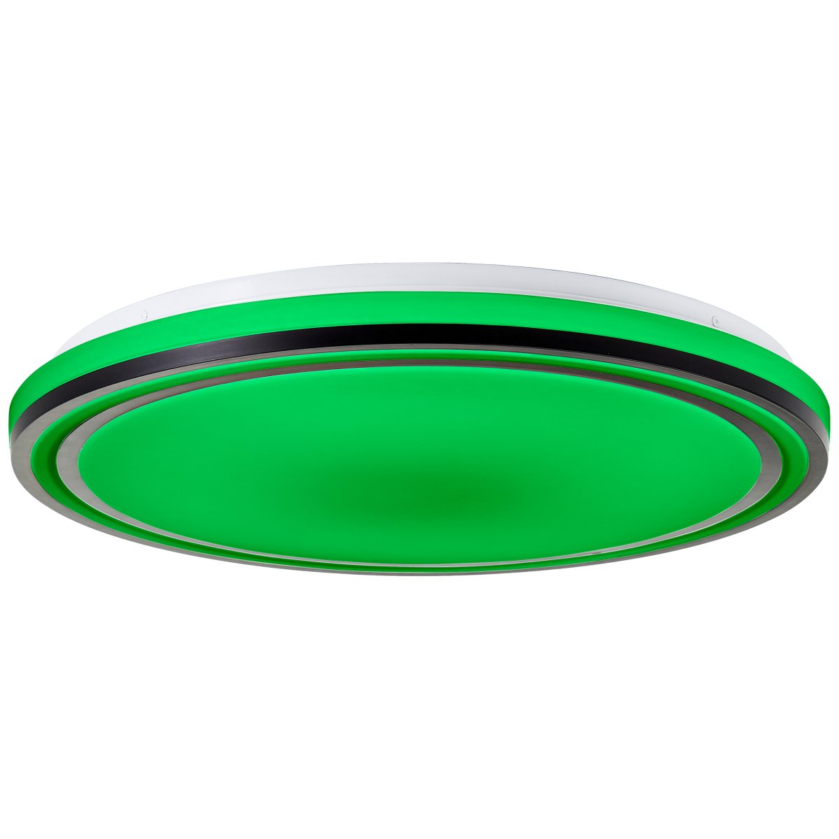 Cloe Ø50 Noir plafonnier De Brilliant - Avec la fonction RVB, vous pouvez cr&eacute;er l'atmosph&egrave;re souhait&eacute;e en basculant entre diff&eacute;rentes couleurs et avec la technologie CCT, vous pouvez r&eacute;gler la temp&eacute;rature de couleur de la lumi&egrave;re du blanc chaud au blanc froid.