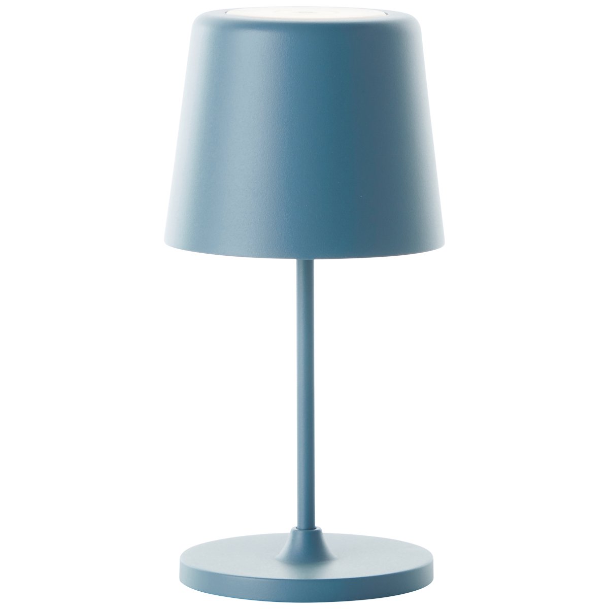 Kaami 37cm Bleu mat portable De Brilliant - La lampe de table LED portable Kaami en bleu mat ; La couleur donne &agrave; votre terrasse, balcon ou jardin une touche moderne.