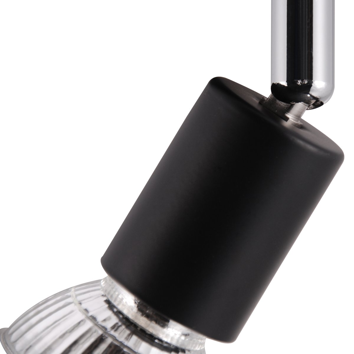 Prato 2 Noir mat spot De Brilliant - La lampe est en métal et présente un design élégant qui s'intègre bien dans les intérieurs modernes.