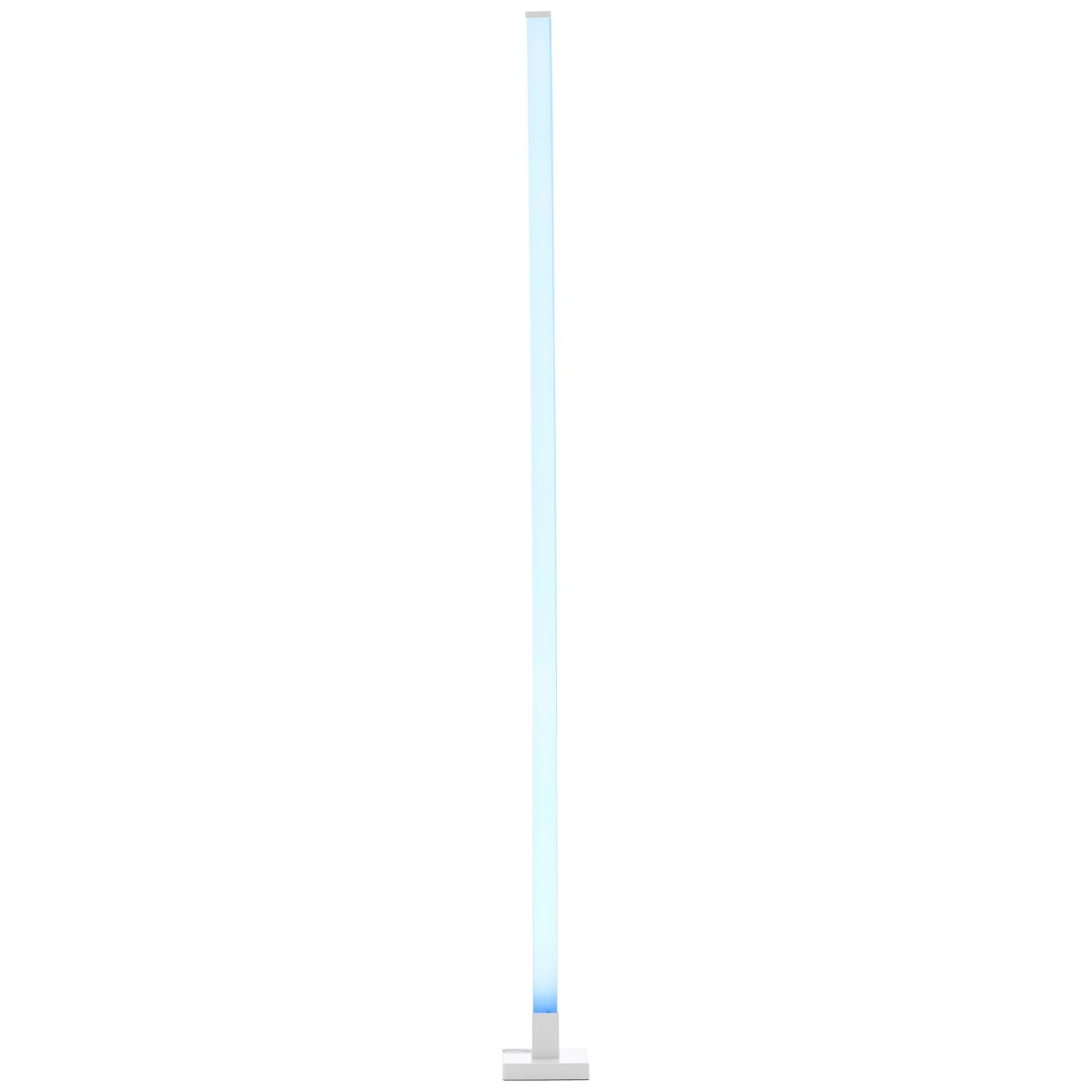 Neele Blanc lampadaire De Brilliant - La lampe dispose d'un capteur de musique intégré qui fait vibrer la lumière au rythme de la musique.