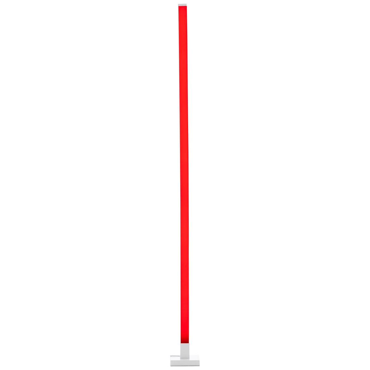 Neele Blanc lampadaire De Brilliant - La lampe dispose d'un capteur de musique intégré qui fait vibrer la lumière au rythme de la musique.