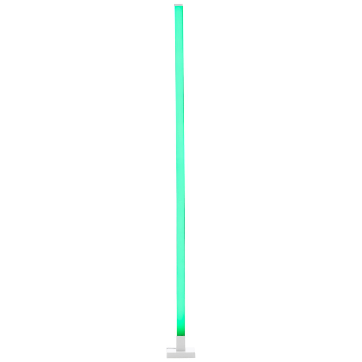 Neele Blanc lampadaire De Brilliant - La lampe dispose d'un capteur de musique intégré qui fait vibrer la lumière au rythme de la musique.