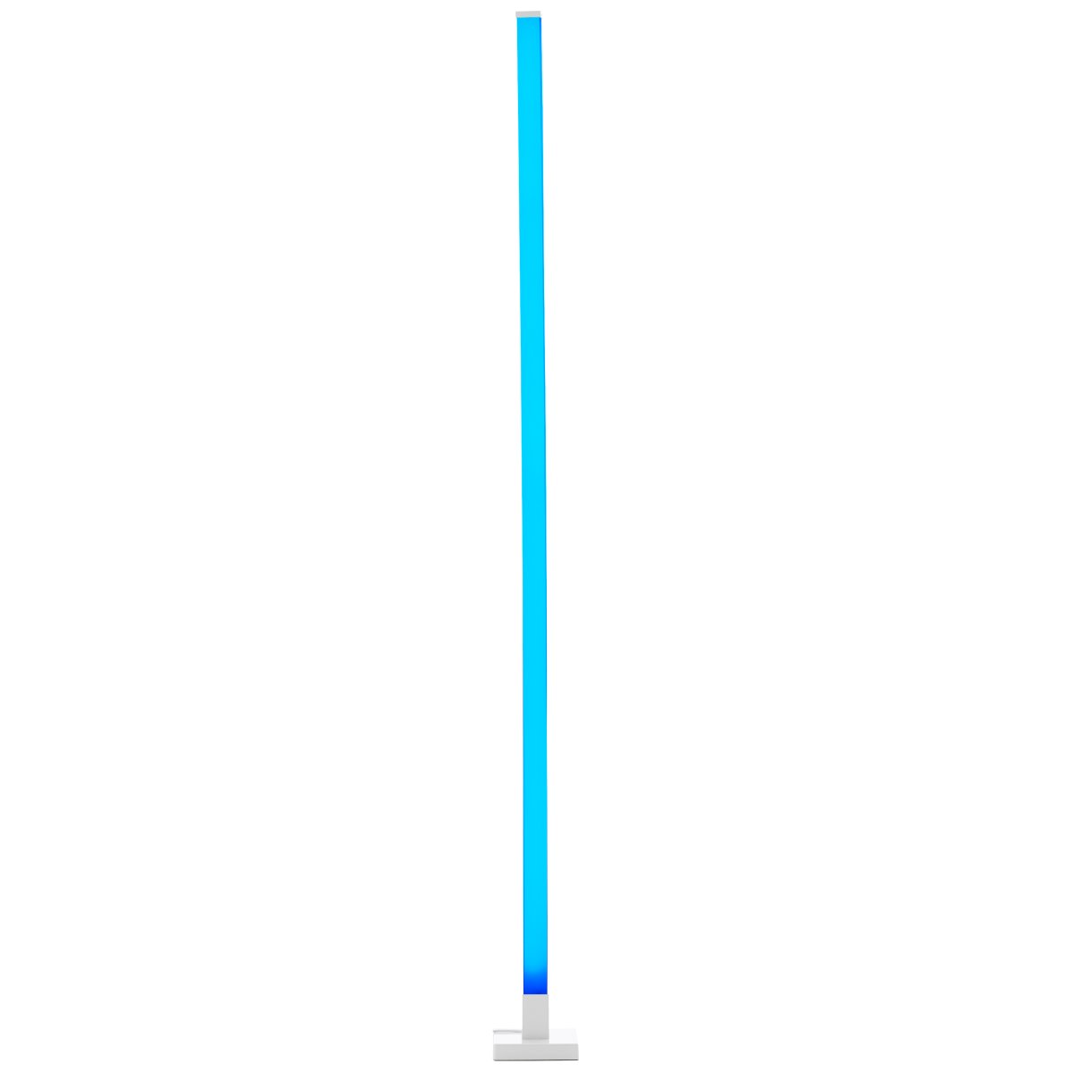 Neele Blanc lampadaire De Brilliant - La lampe dispose d'un capteur de musique intégré qui fait vibrer la lumière au rythme de la musique.