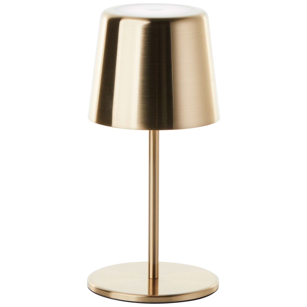 Xaana 37cm Laiton brossé portable De Brilliant - Avec la fonction variateur tactile et la temp&eacute;rature de couleur r&eacute;glable du blanc chaud au blanc froid, il cr&eacute;e une atmosph&egrave;re agr&eacute;able &agrave; l'int&eacute;rieur comme &agrave; l'ext&eacute;rieur.
