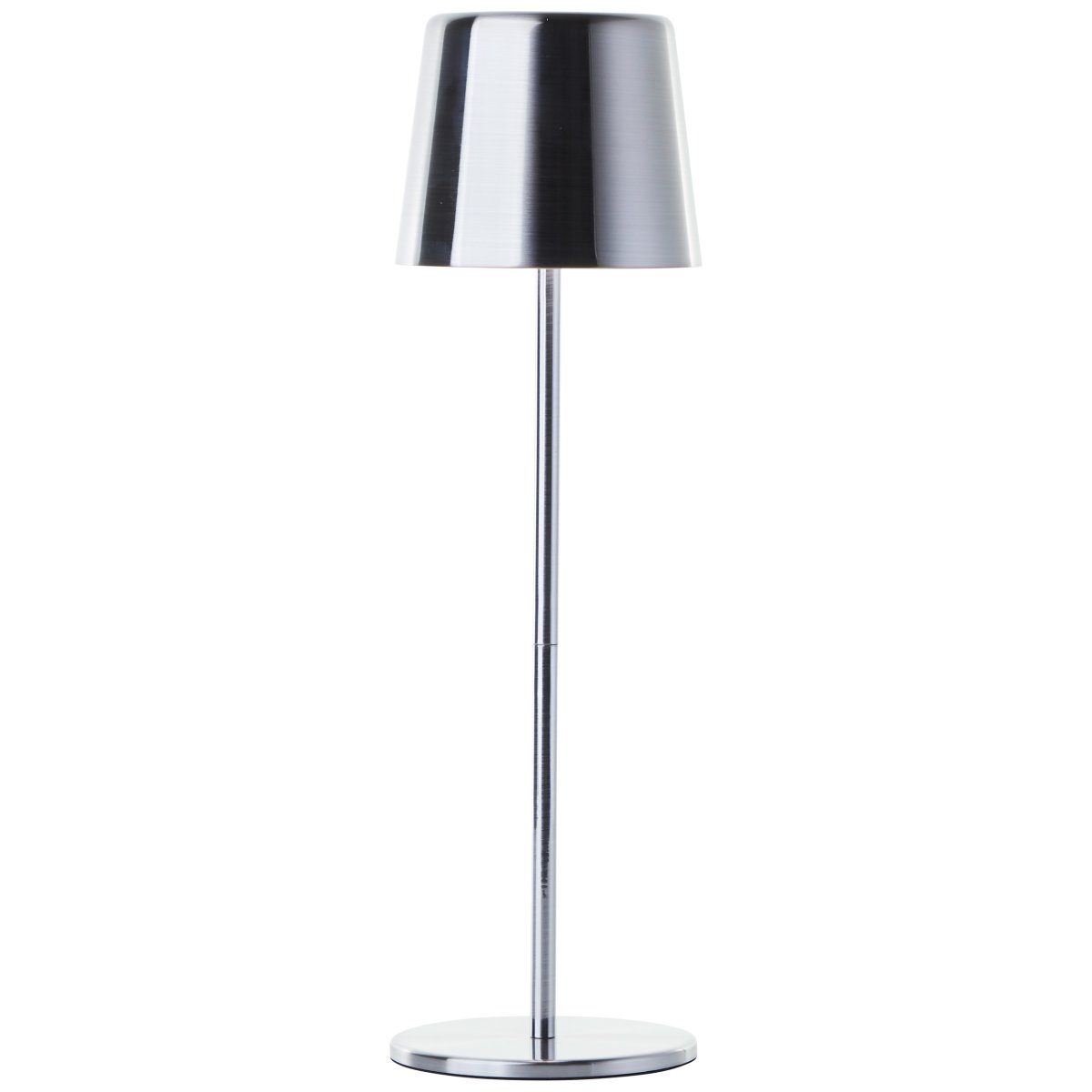 Xaana 37cm Nickel portable De Brilliant - La lampe est de haute qualit&eacute; et poss&egrave;de un indice de protection IP44, ce qui en fait un compagnon fiable dans le jardin, sur le balcon ou sur la terrasse.
