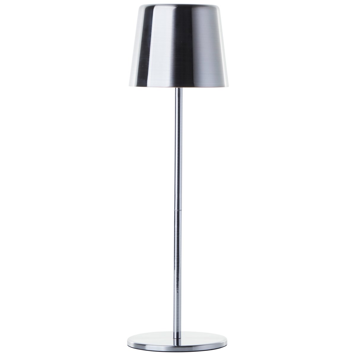 Xaana 37cm Nickel portable De Brilliant - La lampe est de haute qualit&eacute; et poss&egrave;de un indice de protection IP44, ce qui en fait un compagnon fiable dans le jardin, sur le balcon ou sur la terrasse.