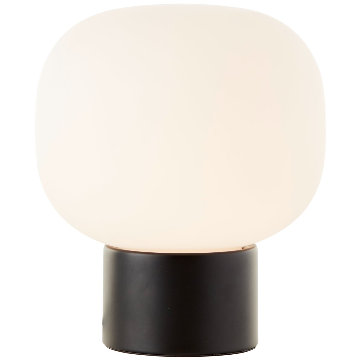 Camille 20cm Noir lampe de table De Brilliant - Avec un diam&egrave;tre de 17 cm et une hauteur de 20 cm, Camille est &agrave; la fois pratique et d&eacute;corative.
