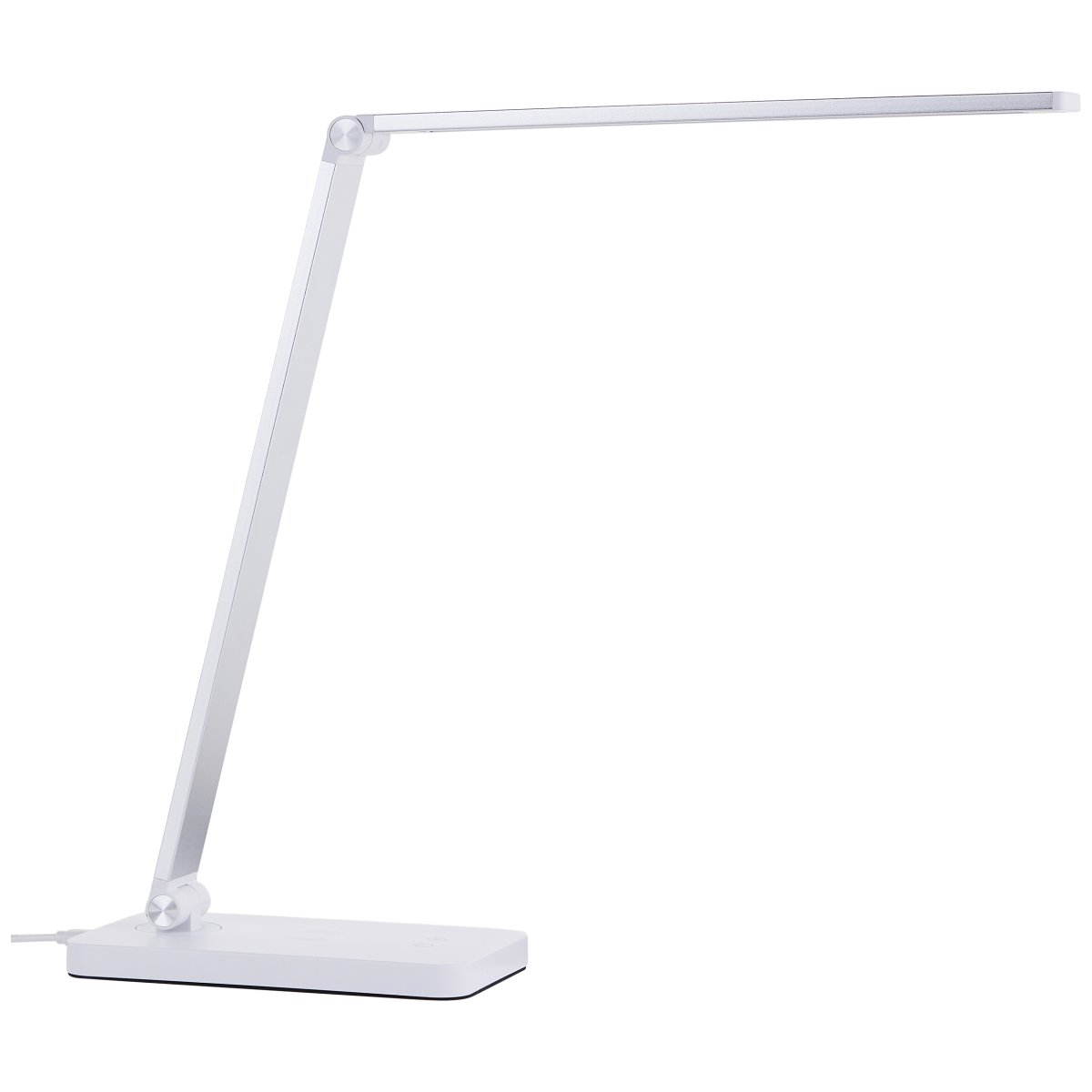 Florence 38cm Blanc lampe de bureau De Brilliant - La lumi&egrave;re est dot&eacute;e d'un variateur tactile &agrave; 3 niveaux pour le contr&ocirc;le de la luminosit&eacute; et offre une lumi&egrave;re blanche chaude et lumi&egrave;re du jour.