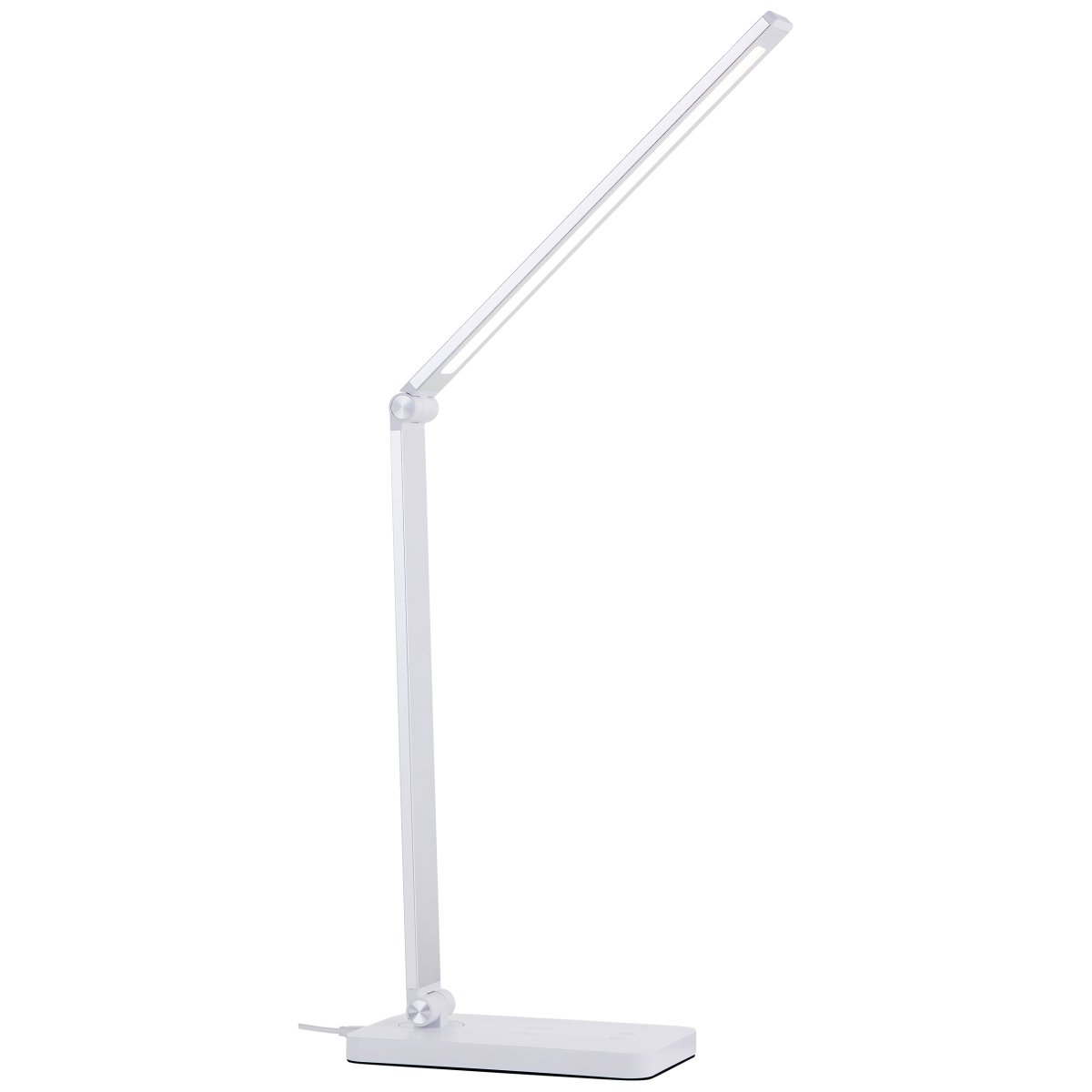 Florence 38cm Blanc lampe de bureau De Brilliant - La lumi&egrave;re est dot&eacute;e d'un variateur tactile &agrave; 3 niveaux pour le contr&ocirc;le de la luminosit&eacute; et offre une lumi&egrave;re blanche chaude et lumi&egrave;re du jour.