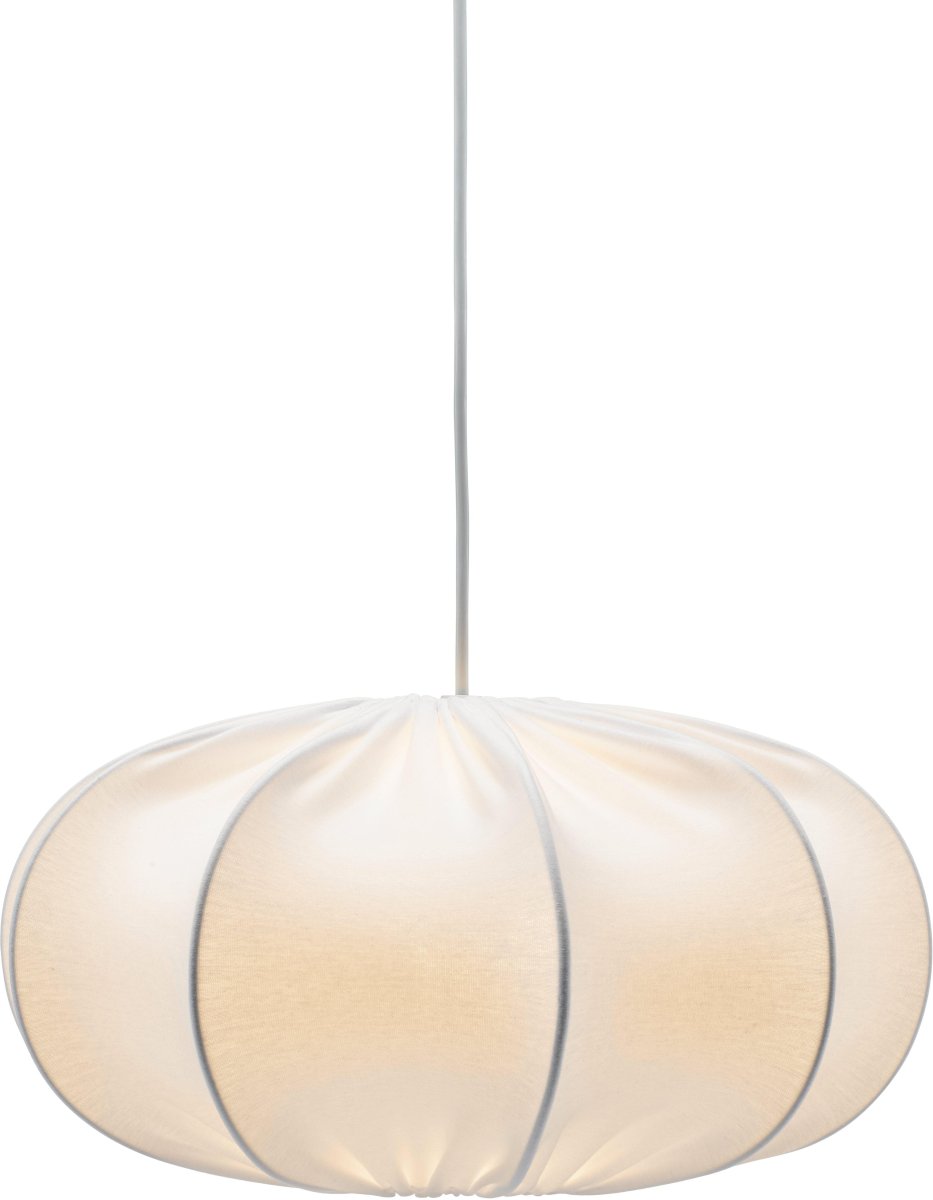 Dalia Abat-Jour Excl. Suspension Ø40 Blanc suspension De PR Home - Le diam&egrave;tre de l'&eacute;cran est de 40 cm et la hauteur est de 21 cm.