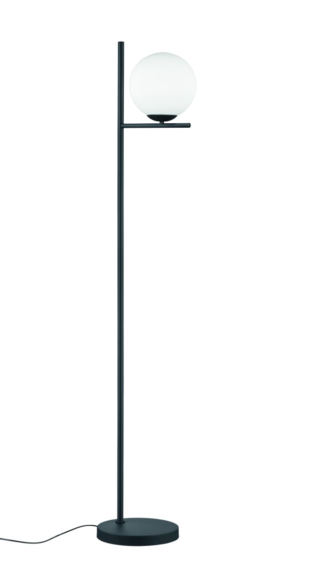 Pure Noir lampadaire De Trio Lighting - Que vous préfériez un style d'intérieur clair et simple ou un style plus ludique, le lampadaire PURE apporte des accents décoratifs et ajoute une touche d'élégance à n'importe quel intérieur.