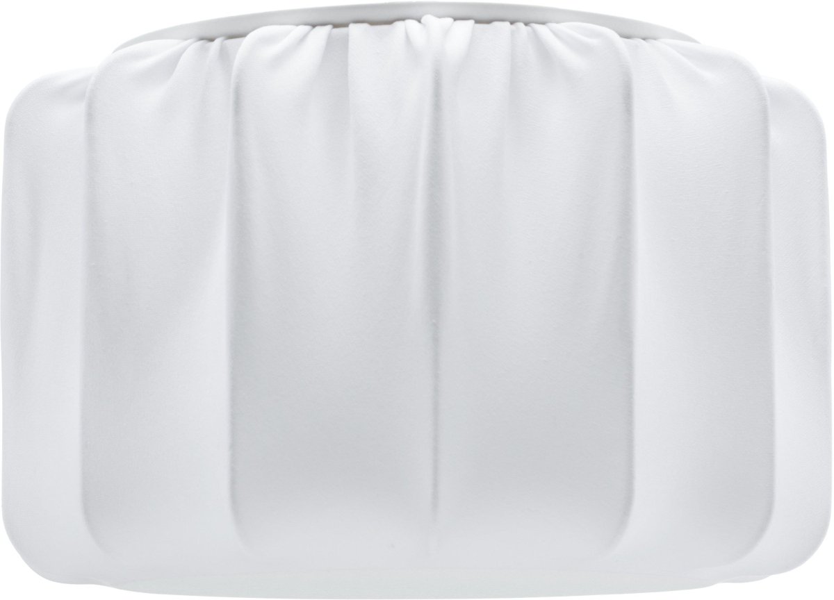 Iris Ø30 Blanc plafonnier De PR Home - Le diam&egrave;tre de l'&eacute;cran est de 30 cm et la hauteur est de 21 cm.