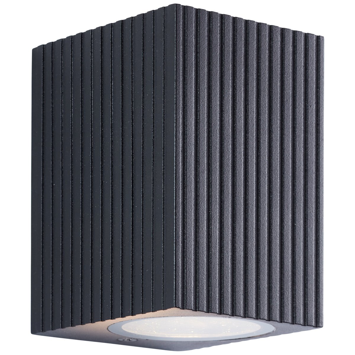 Jelani Noir lampe d’extérieur De Brilliant - Jelani est un élégant luminaire de façade alliant design moderne et éclairage fonctionnel.