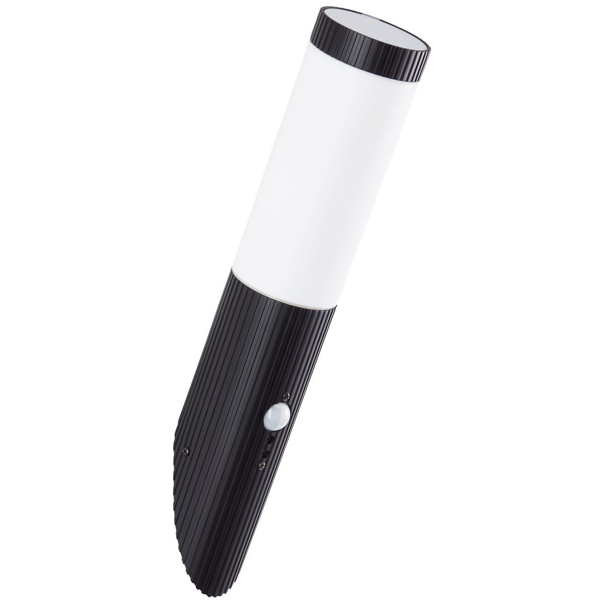 Cassio Noir lampe d’extérieur De Brilliant - Cassio est un luminaire de façade moderne en métal et plastique robustes, idéal pour allier style et fonctionnalité.