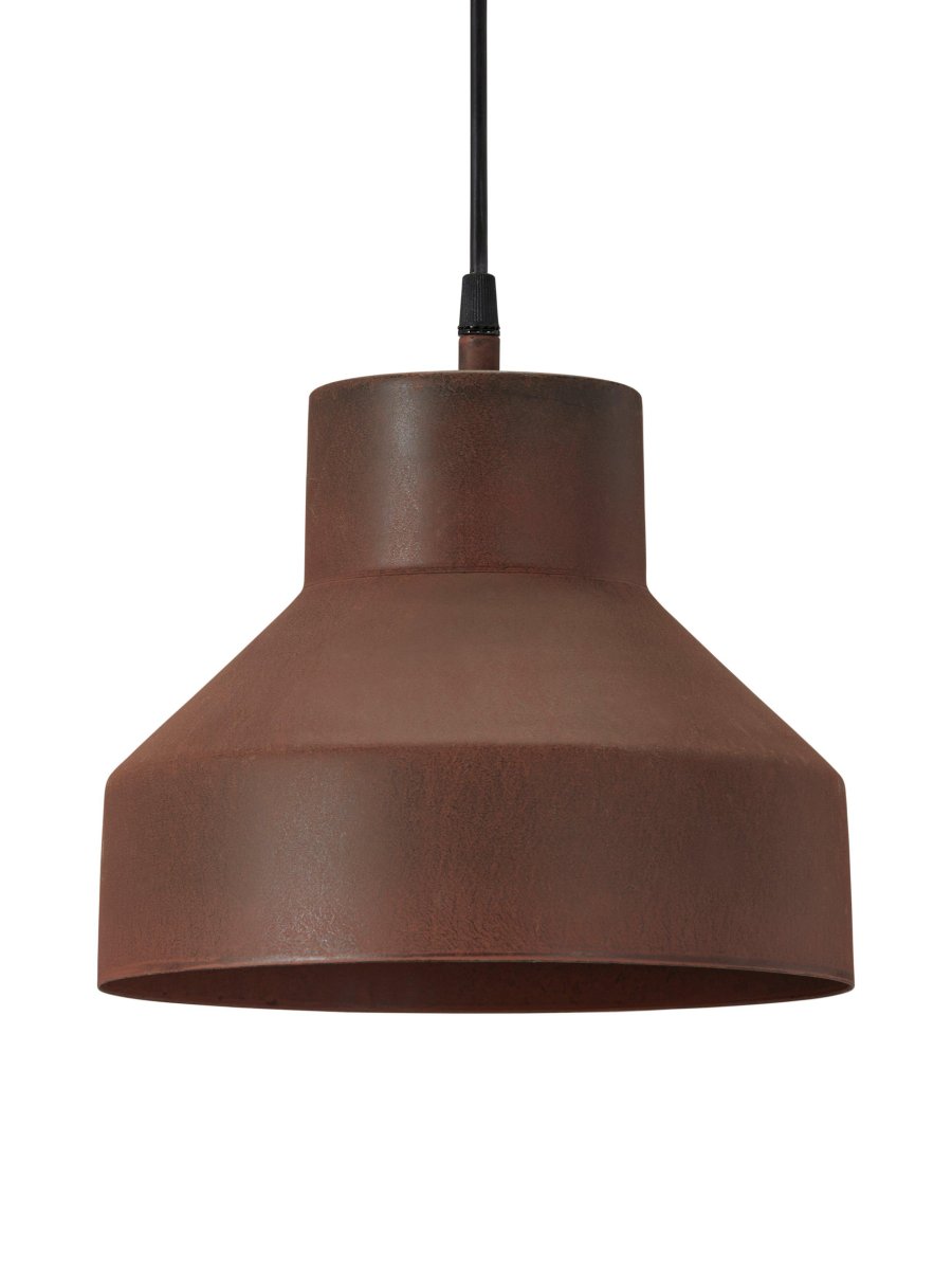 Solo Ø26 Rouiller suspension De PR Home - C&acirc;ble en plastique noir de 1,6 m de long avec rosace de plafond pour suspension &agrave; crochet de la m&ecirc;me couleur que l'abat-jour.