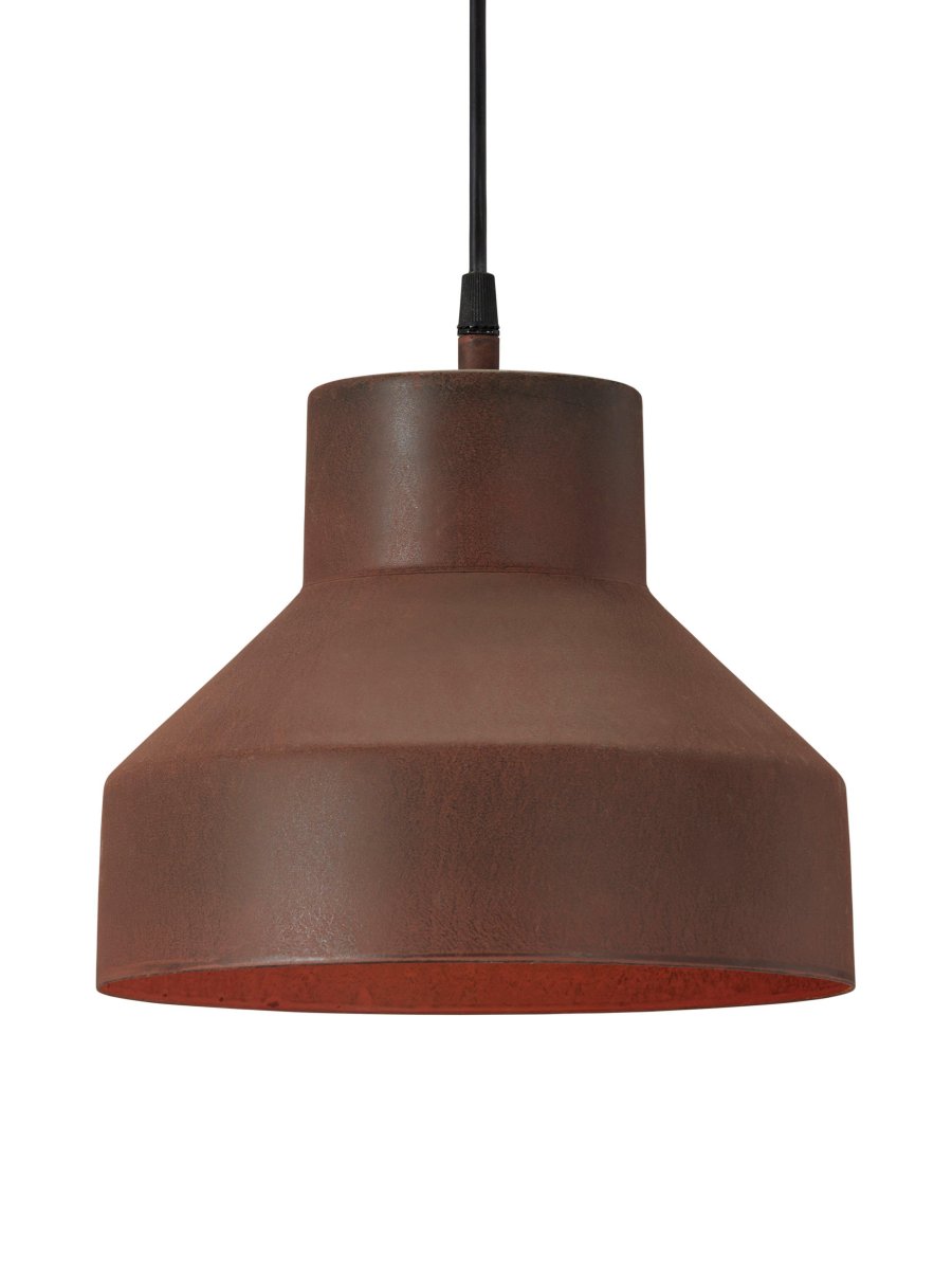 Solo Ø26 Rouiller suspension De PR Home - C&acirc;ble en plastique noir de 1,6 m de long avec rosace de plafond pour suspension &agrave; crochet de la m&ecirc;me couleur que l'abat-jour.