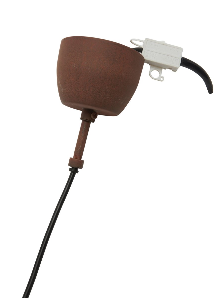 Solo Ø26 Rouiller suspension De PR Home - C&acirc;ble en plastique noir de 1,6 m de long avec rosace de plafond pour suspension &agrave; crochet de la m&ecirc;me couleur que l'abat-jour.