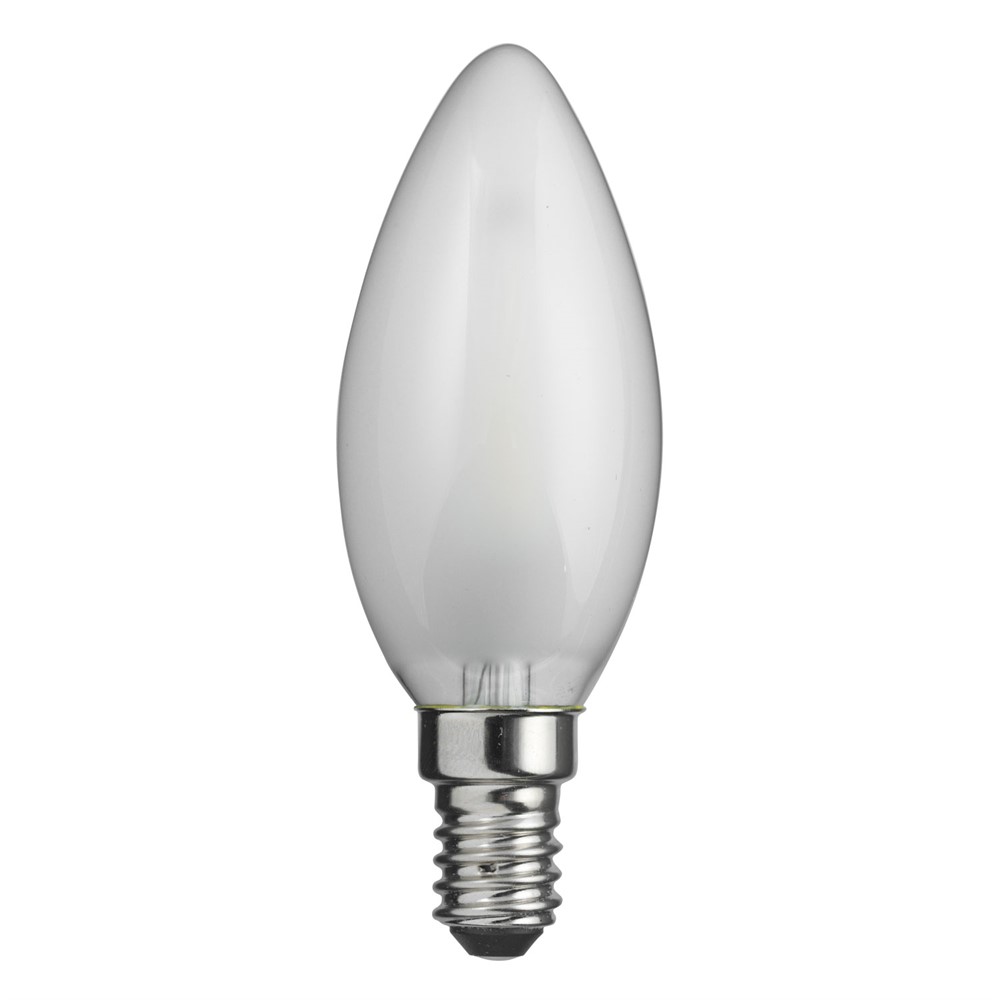 LED E14 Forme Bougie mat 2W 2700K Blanc De Unison - Lustre CLASSIQUE mat source lumineuse E14 avec un effet de 2W et une lumi&egrave;re chaude de 2700K assure une diffusion lumineuse douce et agr&eacute;able.