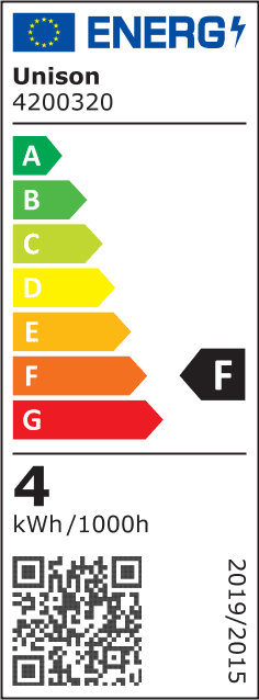 LED E27 boule 4W 2700K Transparent De Unison - Id&eacute;al pour les lumi&egrave;res d&eacute;coratives et les petites lampes o&ugrave; vous souhaitez un &eacute;clairage &eacute;conome en &eacute;nergie et atmosph&eacute;rique.