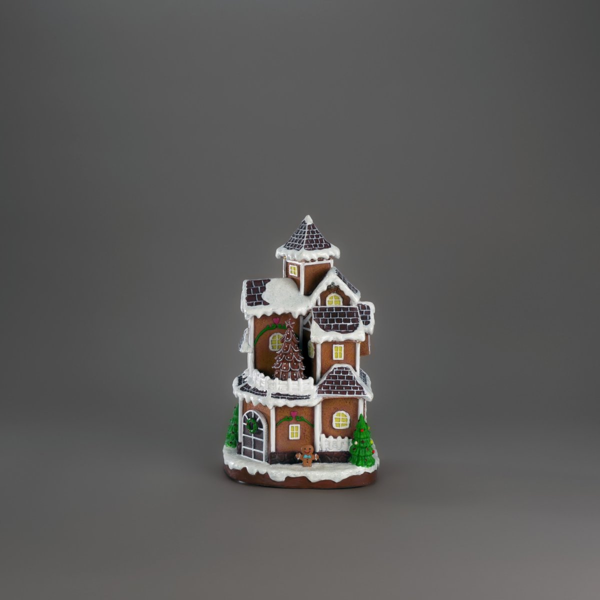Village en pain d’épices 30cm Brun De Konstsmide - Cr&eacute;ez une ambiance de No&euml;l f&eacute;&eacute;rique avec ce charmant village en pain d'&eacute;pice en polyr&eacute;sine.