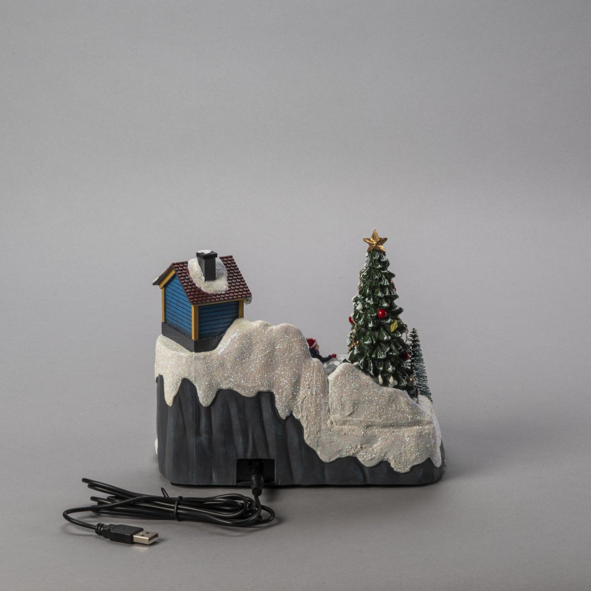 Paysage Hivernal LED 18cm Multicolore De Konstsmide - Nous vous recommandons de le placer sur un bureau dans le couloir ou pr&egrave;s de la fen&ecirc;tre du salon.