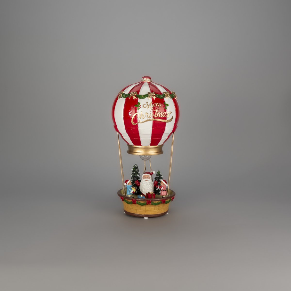 Père Noël en montgolfière 32cm Multicolore De Konstsmide - Cr&eacute;ez une ambiance de No&euml;l f&eacute;&eacute;rique et color&eacute;e avec ce P&egrave;re No&euml;l en montgolfi&egrave;re.