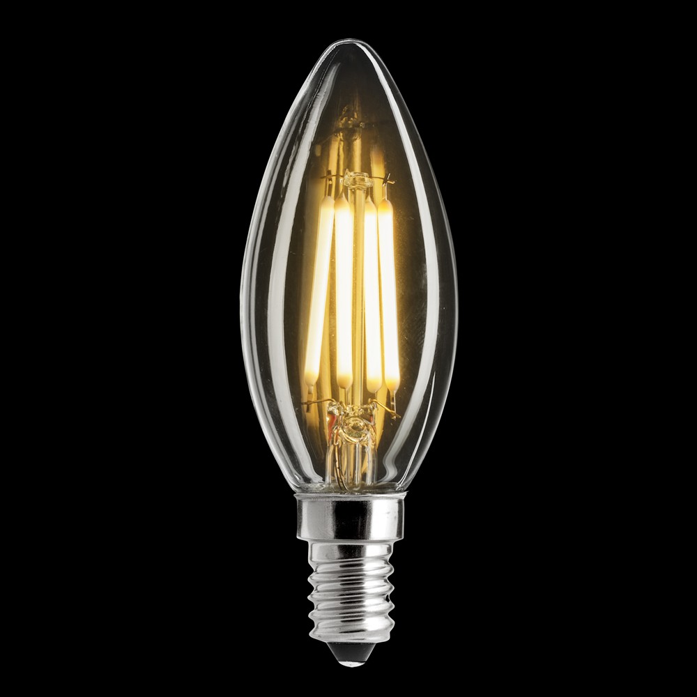 LED E14 Forme Bougie 0,8W 2700K Dimmable De Unison - Dur&eacute;e de vie&nbsp;: 15&nbsp;000&nbsp;h.