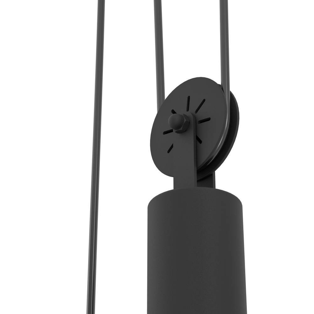Winkworth Ø38 Noir suspension De Eglo - Sa forme minimaliste et sa fonction r&eacute;glable le rendent &agrave; la fois &eacute;l&eacute;gant et polyvalent, parfait pour le d&eacute;corateur d'int&eacute;rieur soucieux du design.