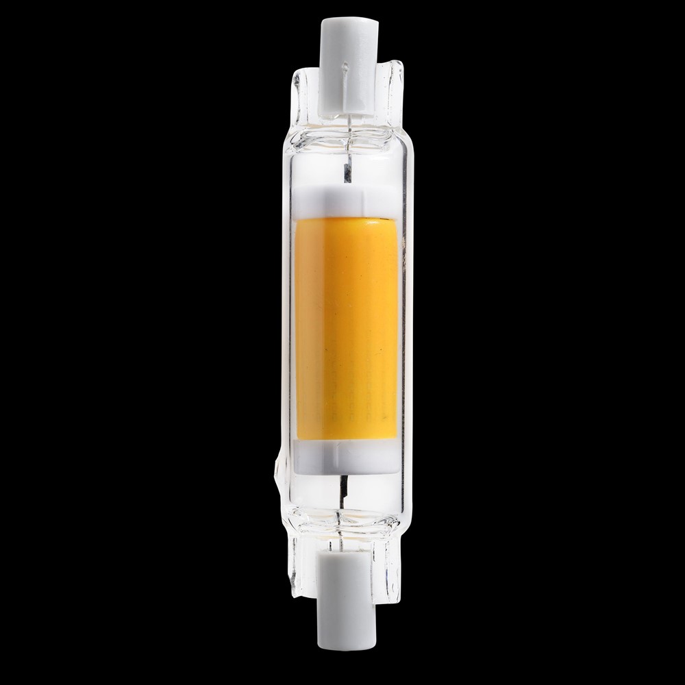 LED R7s 78mm 4W 3000K Dimmable Transparent De Unison - La LED R7s 78 mm 4 W est une source lumineuse &eacute;conome en &eacute;nergie avec une lumi&egrave;re chaude.