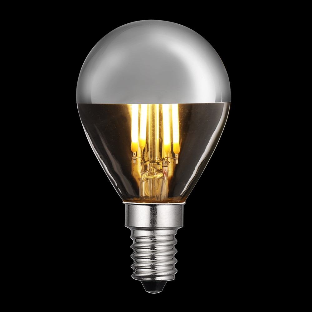 E14 À Tête Miroirée 2,5W 2500K Dimmable Transparent De Unison - La source lumineuse est dimmable, ce qui la rend parfaite pour cr&eacute;er un &eacute;clairage d'ambiance dans divers environnements o&ugrave; une lumi&egrave;re plus douce est souhait&eacute;e.