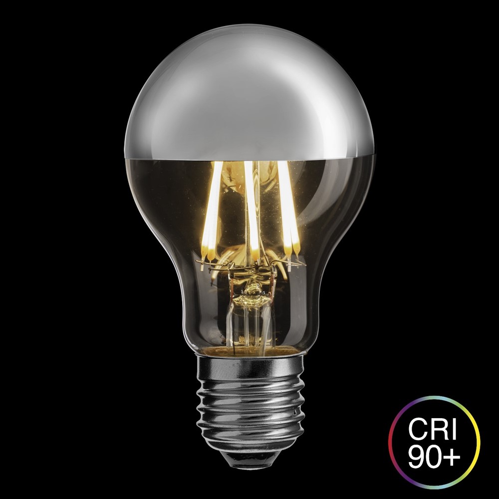 E27 À Tête Miroirée 6W 2700K Dimmable Transparent De Unison - Il est dimmable, ce qui vous permet d'ajuster l'intensit&eacute; lumineuse selon vos besoins, et poss&egrave;de un IRC (indice de rendu des couleurs) sup&eacute;rieur &agrave; 90, garantissant un excellent rendu des couleurs.