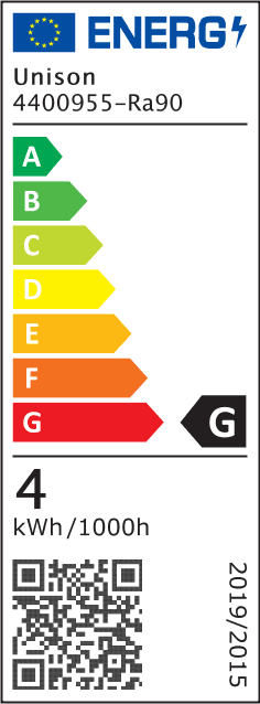 E27 À Tête Miroirée 4W 2700K Dimmable De Unison - Angle de diffusion&nbsp;: 330&deg;.