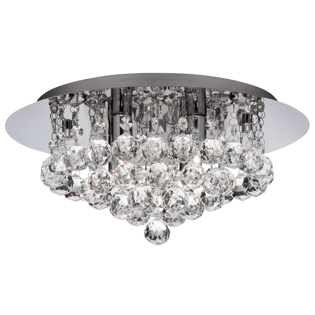 Hanna Ø35 Chrome lampe de salle de bain De Searchlight - Faites de cette lampe un &eacute;l&eacute;ment lumineux dans votre salle de bain, alliant fonctionnalit&eacute; et style.