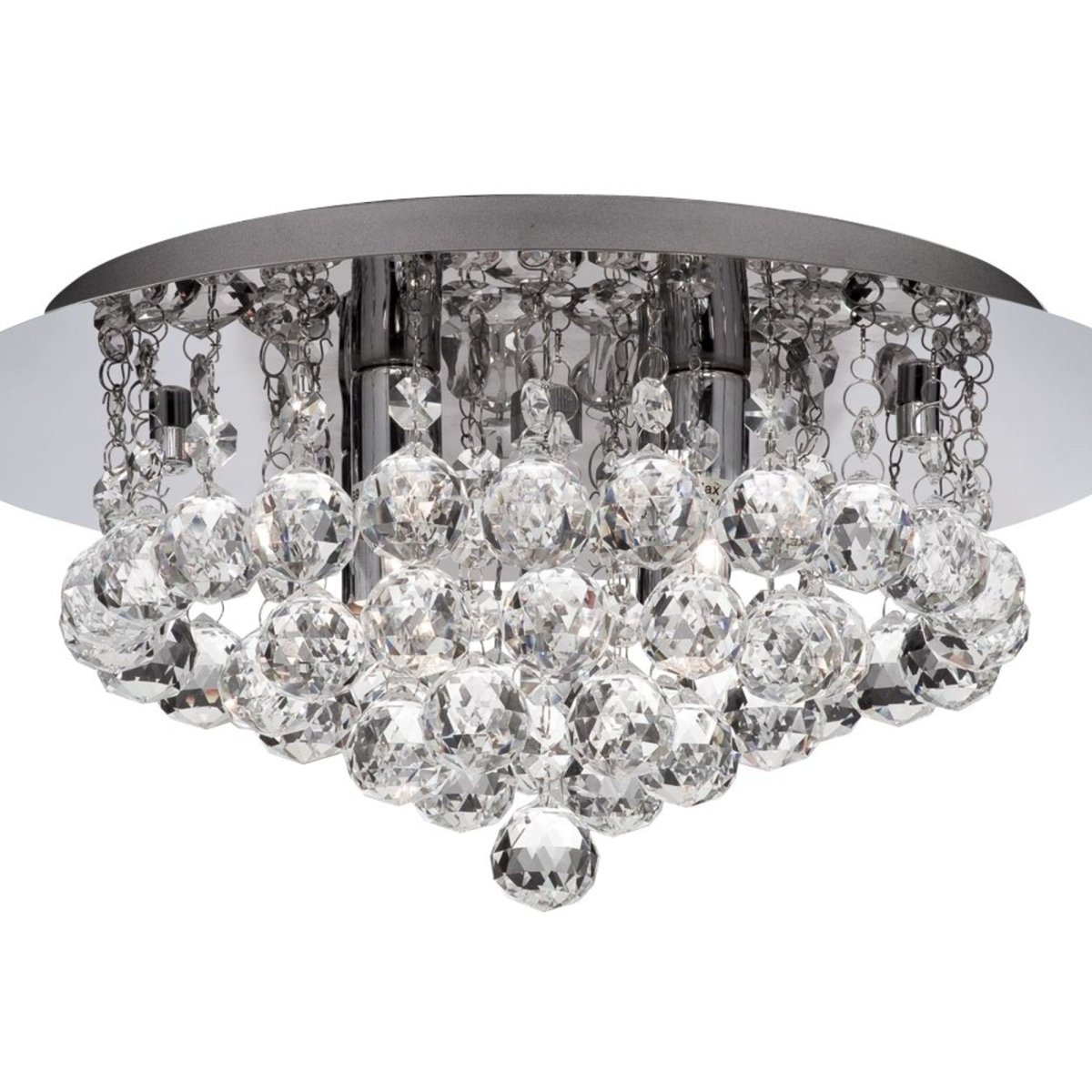 Hanna Ø35 Chrome lampe de salle de bain De Searchlight - Faites de cette lampe un &eacute;l&eacute;ment lumineux dans votre salle de bain, alliant fonctionnalit&eacute; et style.