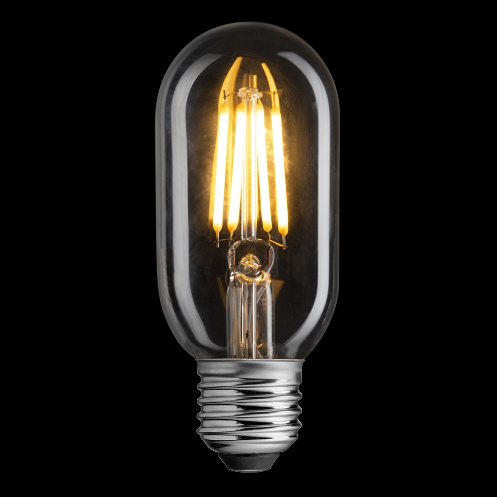 E27 avec capteur 4W 2200K Transparent De Unison - Id&eacute;al pour les espaces int&eacute;rieurs et ext&eacute;rieurs o&ugrave; la qualit&eacute; de la lumi&egrave;re et la fonctionnalit&eacute; sont importantes.