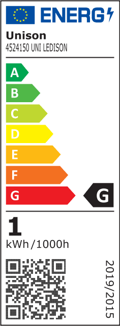 Ampoule E14 Poire 1,2W 2200K Dimmable Transparent De Unison - Cette lampe LED P&auml;ron avec un culot E14 transparent a une puissance de 1,2 W et une temp&eacute;rature de couleur de 2200 K.
