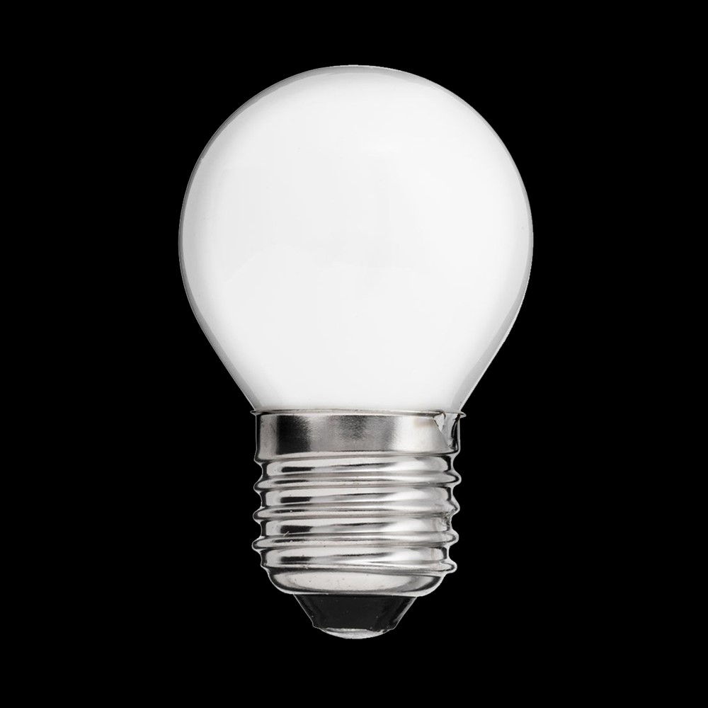 LED E27 boule opale 4W 3000K Dimmable Blanc De Unison - Avec une temp&eacute;rature de couleur de 3000 K, il &eacute;met une lumi&egrave;re blanche chaude, id&eacute;ale pour cr&eacute;er une atmosph&egrave;re agr&eacute;able et relaxante.