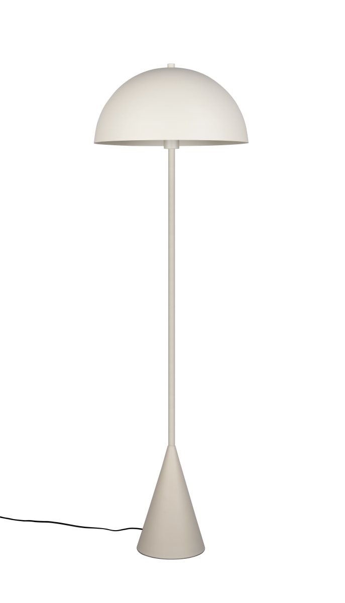 Alfie Gris lampadaire De Trio Lighting - Grâce à son design minimaliste et à sa finition gris chaud, Alfie s'intègre facilement dans une variété de styles d'intérieur tout en étant un objet d'éclairage décoratif autonome.