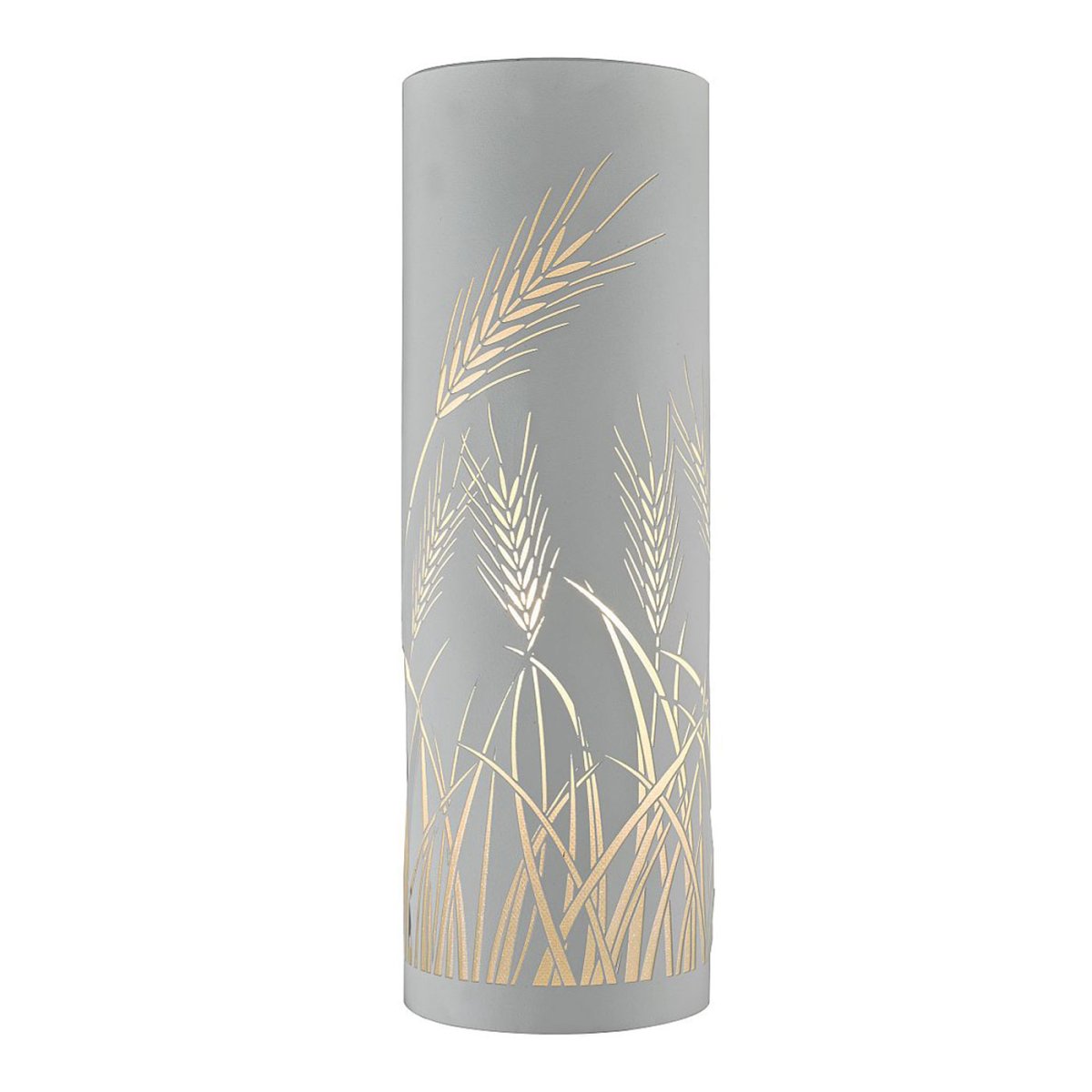 Ax 30cm Blanc lampe de table De Oriva - Lorsque la lampe est allumée, une lueur chaude et agréable se répand, créant une atmosphère calme et accueillante.