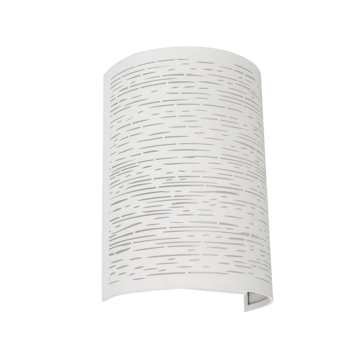 Candy 22cm Blanc applique murale De Oriva - La lumière pénétrante crée un beau jeu d'ombres et de lumière, qui donne à la pièce une atmosphère agréable et atmosphérique.