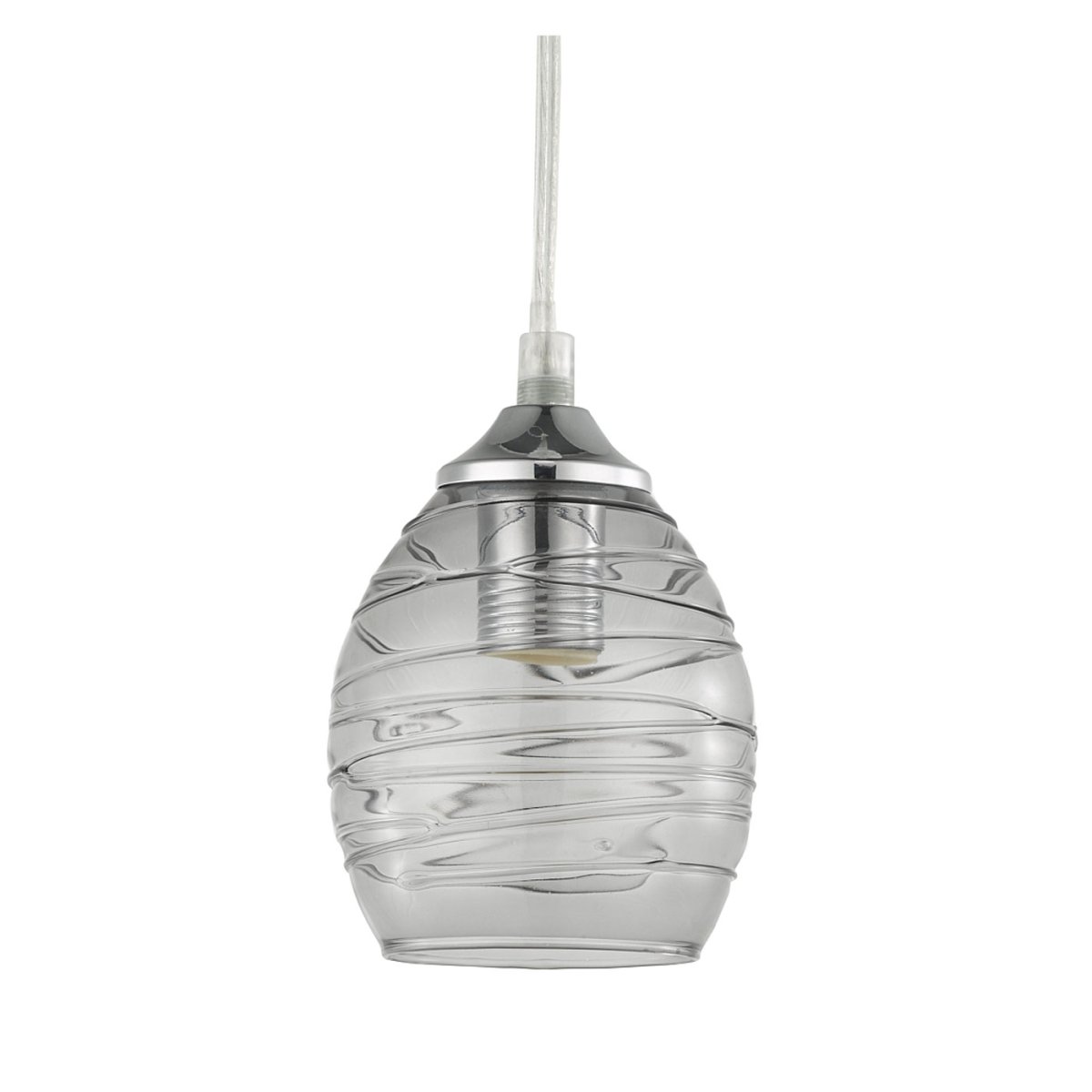 Tellus Ø10 Couleur fumée lampe de fenêtre De Oriva - Cette élégante lampe en verre apporte une touche de fraîcheur et de modernité à votre intérieur.