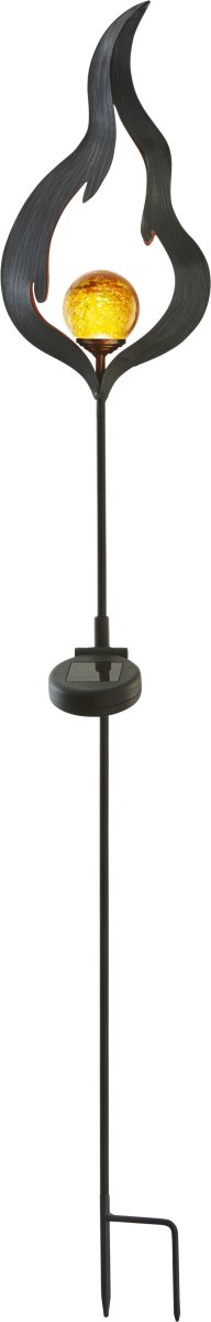 Melilla Ambre lampe solaire De Star Trading - Alimenté par l'énergie solaire et doté d'une source lumineuse LED.