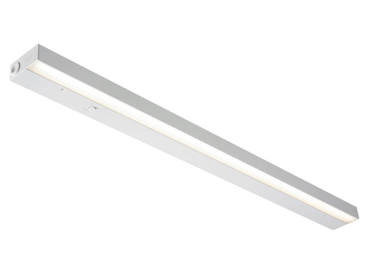 Jenny 87cm Blanc De Llitt - Jenny est une lampe de table lin&eacute;aire &agrave; intensit&eacute; variable, r&eacute;glable via un variateur mural ou par un interrupteur int&eacute;gr&eacute;.