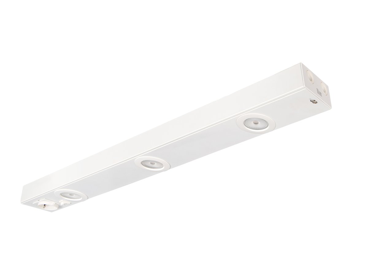 Emma 87cm Blanc De Llitt - Emma est une lampe de table &agrave; intensit&eacute; variable avec spots int&eacute;gr&eacute;s et prise de courant.
