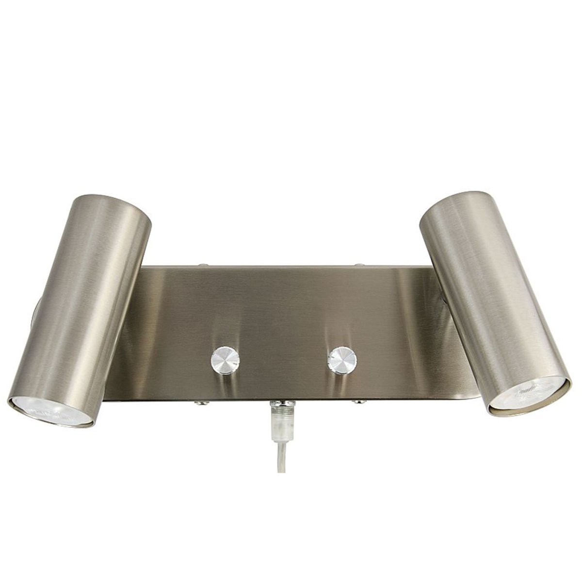 Mini II Nickel satiné lampe de lecture De Oriva - L'applique murale Mini II en métal avec une finition nickel satiné est une solution d'éclairage pratique et élégante.